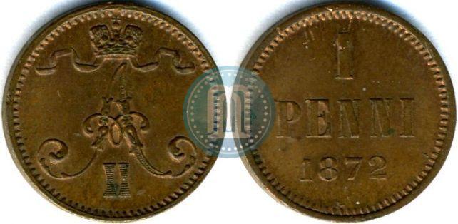 Picture 1 penni 1872 year  