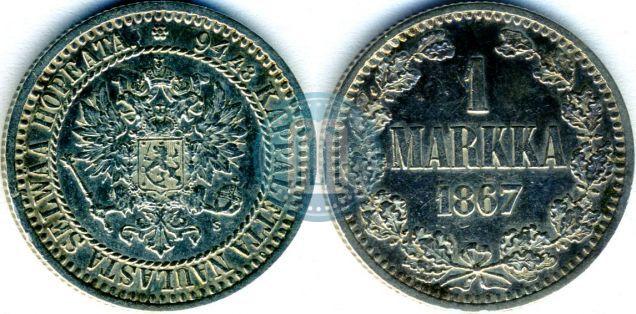 Фото 1 марка 1867 года S 