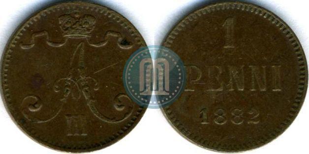 Picture 1 penni 1882 year  
