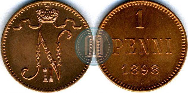 Picture 1 penni 1898 year  