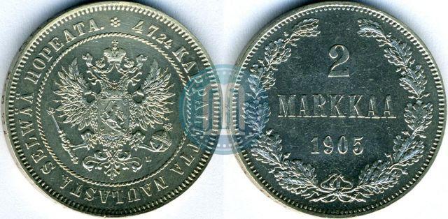 Picture 2 markkaa 1905 year L 