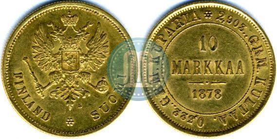 Picture 10 markkaa 1878 year S 