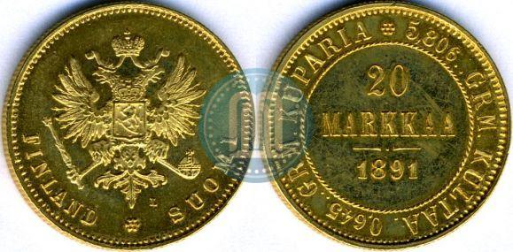 Фото 20 марок 1891 года L 