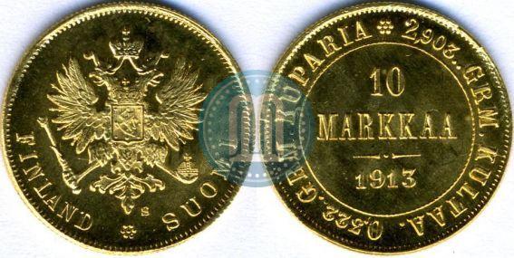 Фото 10 марок 1913 года S 