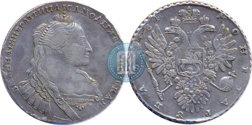 Picture 1 rouble 1734 year  "Type of 1735"