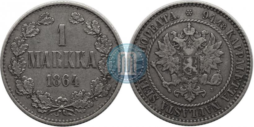 Фото 1 марка 1864 года S 