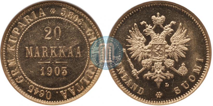 Picture 20 markkaa 1903 year L 