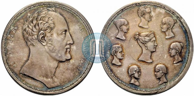 Фото 1,5 рубля - 10 злотых 1836 года П.У. "Семейный"