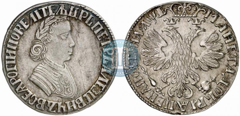 Picture Poltina 1705 year  "Portrait by F. Alekseev"