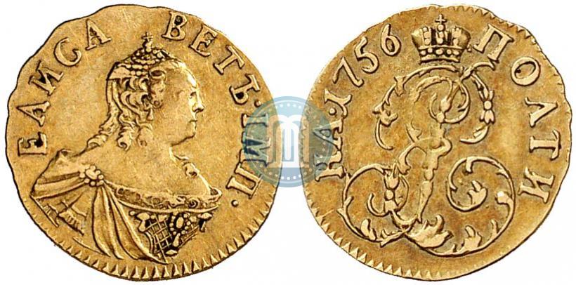 Фото Полтина 1756 года  