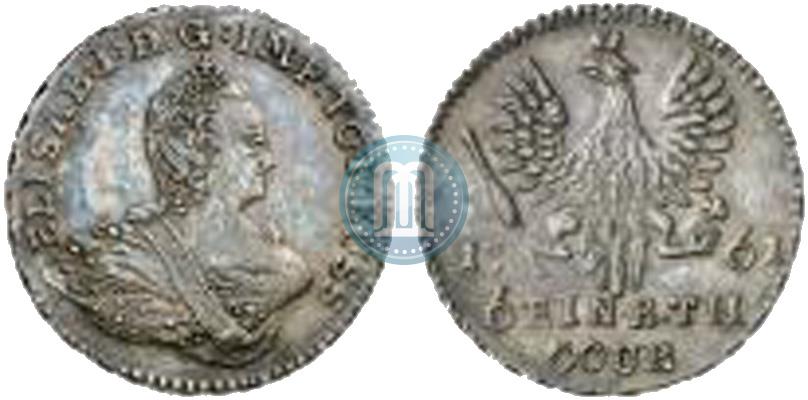 Picture 1/6 Thaler 1761 year  