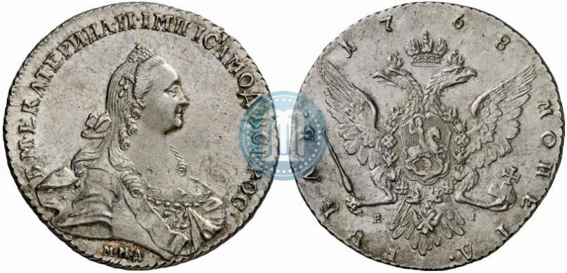 Picture 1 rouble 1768 year ММД-EI 