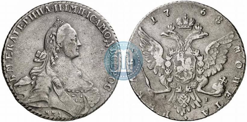 Picture 1 rouble 1768 year ММД-EI 
