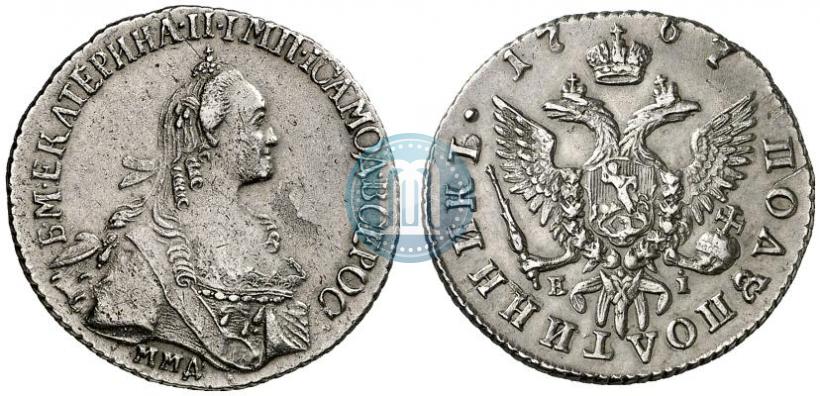 Фото Полуполтинник 1767 года ММД-EI 