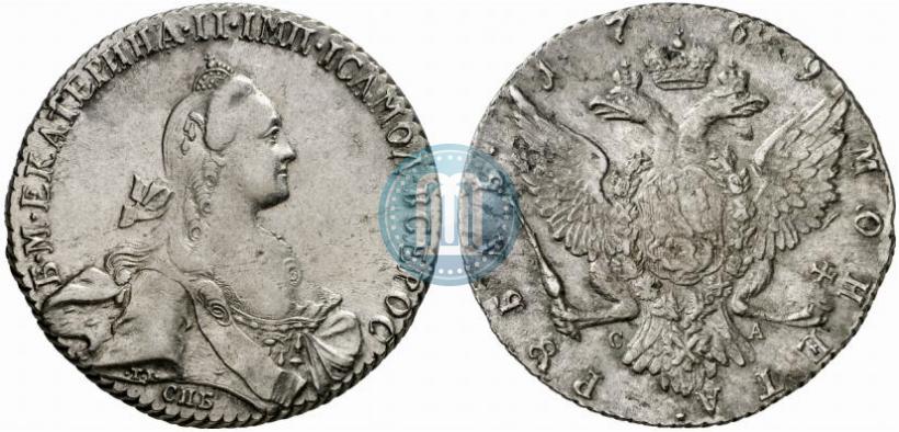 Picture 1 rouble 1769 year СПБ-СА 