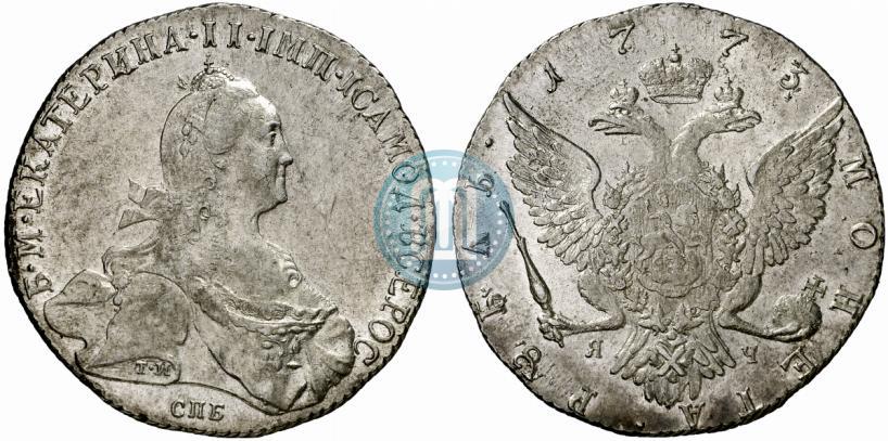 Фото 1 рубль 1773 года СПБ-ЯЧ-Т.И. 
