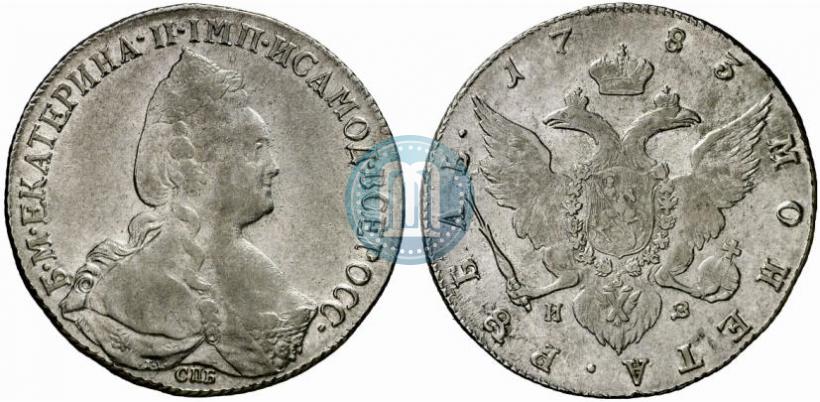 Picture 1 rouble 1783 year СПБ-ИЗ 