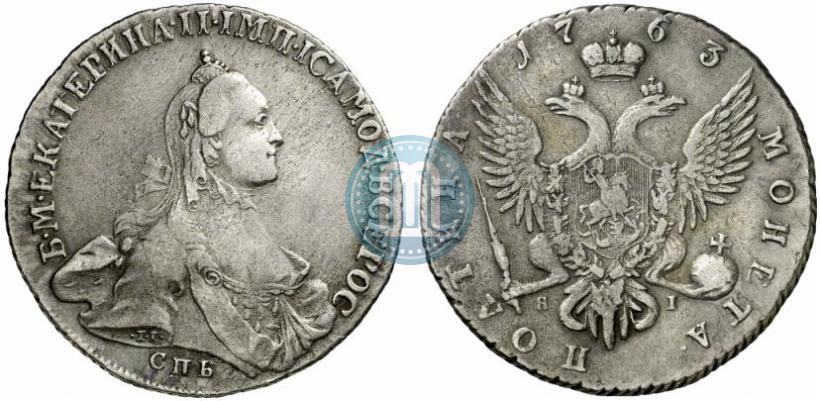 Picture Poltina 1763 year СПБ-ЯI 