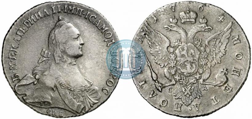 Picture Poltina 1764 year СПБ-СА 