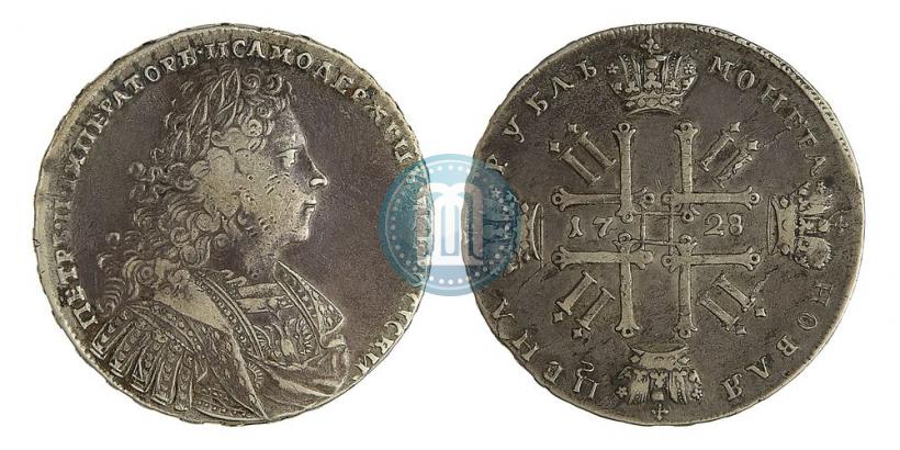 Фото 1 рубль 1728 года  "Тип 1728"