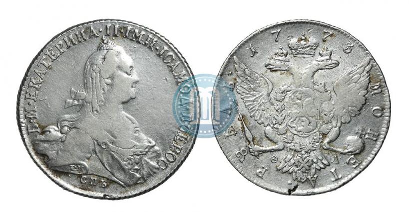 Picture 1 rouble 1773 year СПБ-ФЛ 