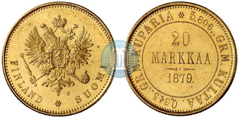 Picture 20 markkaa 1879 year S 