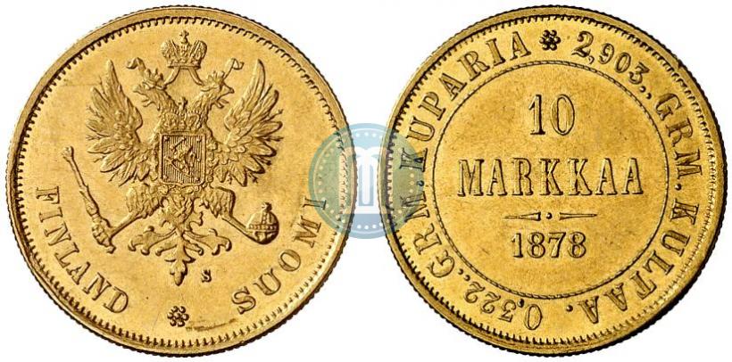 Picture 10 markkaa 1878 year S 