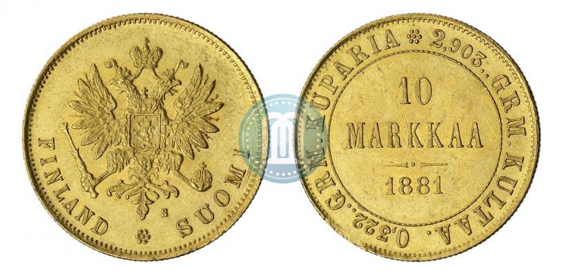 Фото 10 марок 1881 года S 