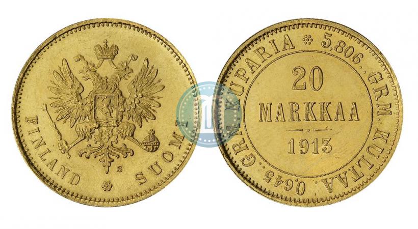 Picture 20 markkaa 1913 year S 