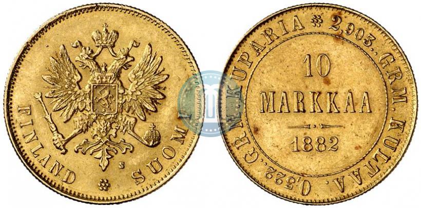 Фото 10 марок 1882 года S 