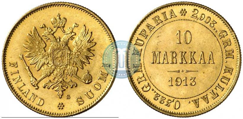 Picture 10 markkaa 1913 year S 