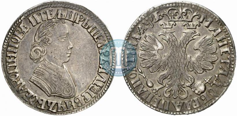 Picture Poltina 1705 year  "Portrait by F. Alekseev"