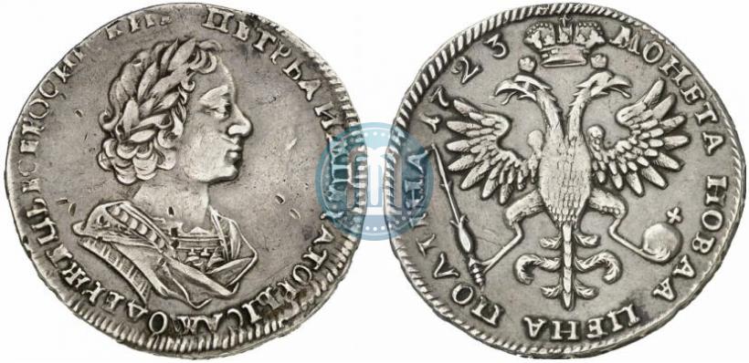 Picture Poltina 1723 year  "Portrait in ancient armour"