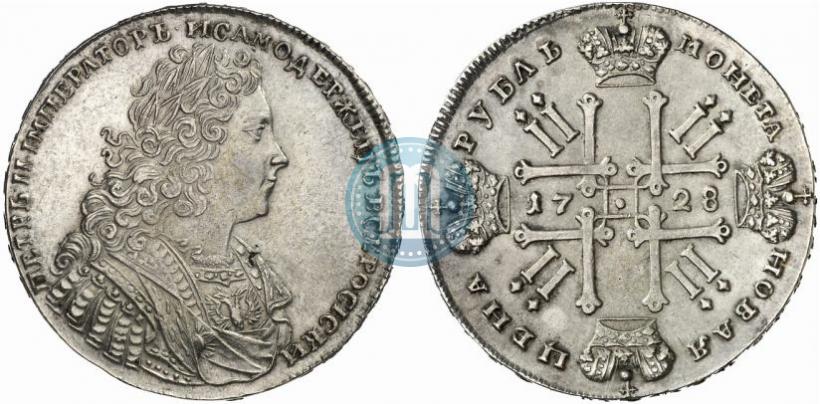 Picture 1 rouble 1728 year  "Type of 1728"