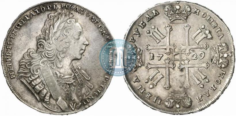 Picture 1 rouble 1729 year  "Type of 1729"