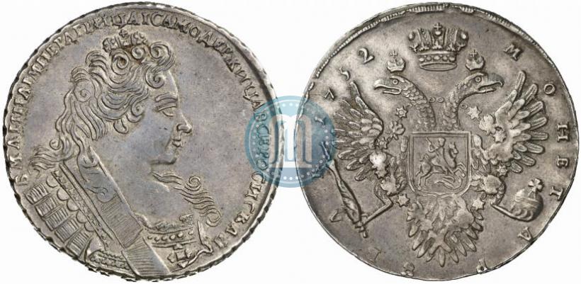 Фото 1 рубль 1732 года  