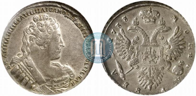 Picture 1 rouble 1733 year  