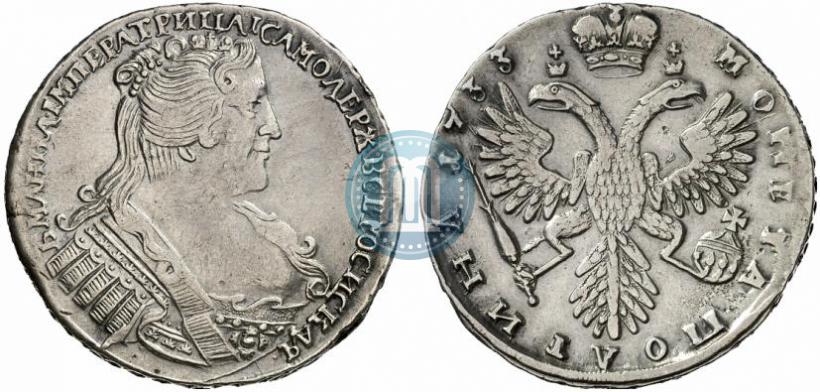Picture Poltina 1733 year  