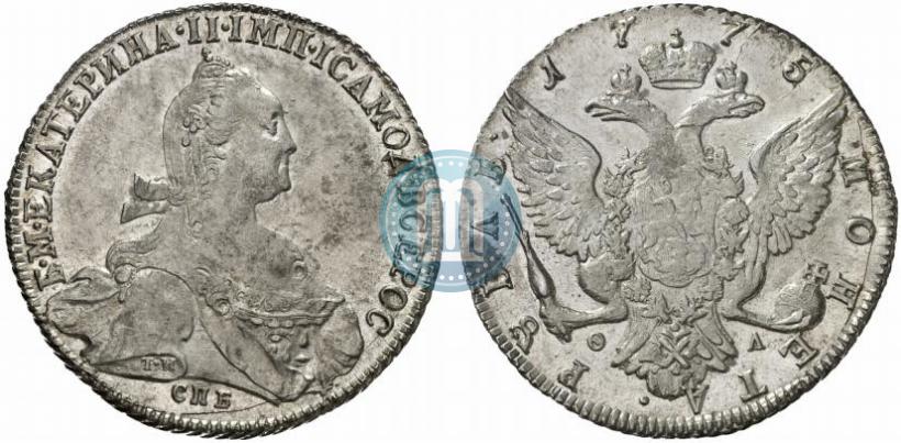 Picture 1 rouble 1775 year СПБ-ФЛ 