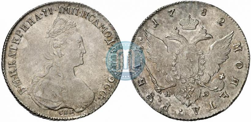Picture 1 rouble 1782 year СПБ-ИЗ 