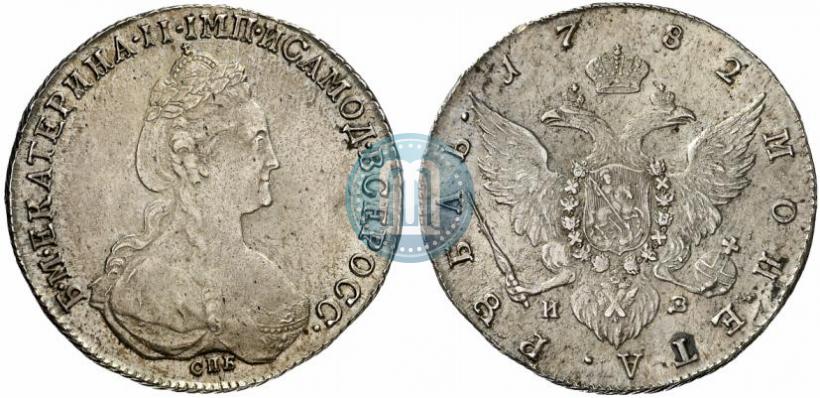 Picture 1 rouble 1782 year СПБ-ИЗ 