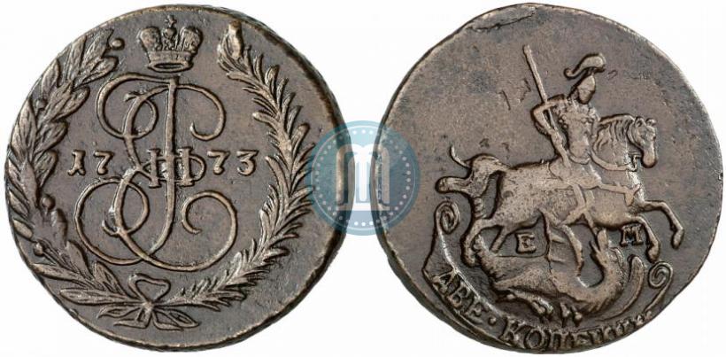 Picture 2 kopecks 1773 year ЕМ 