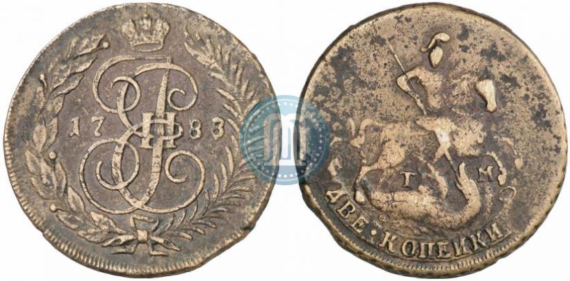 Picture 2 kopecks 1788 year ТМ 