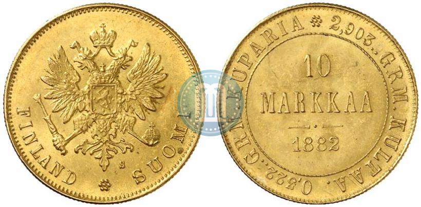 Picture 10 markkaa 1882 year S 