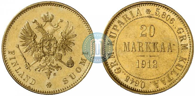 Picture 20 markkaa 1912 year S 