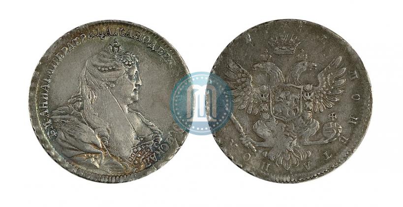 Фото Полтина 1737 года  "Московский тип"