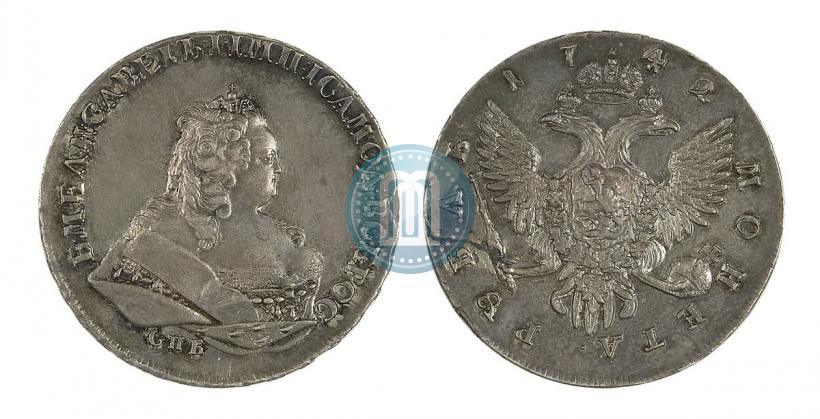 Picture 1 rouble 1742 year СПБ 