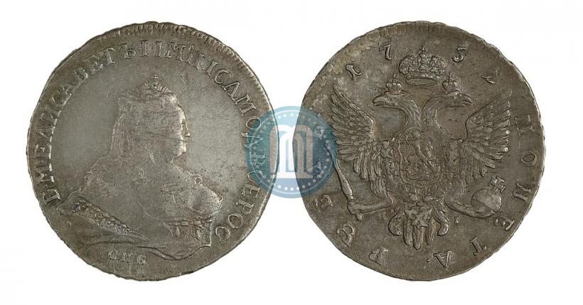 Picture 1 rouble 1752 year СПБ-ЯI 