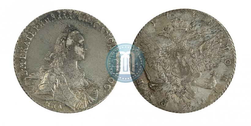 Фото 1 рубль 1768 года ММД-EI 