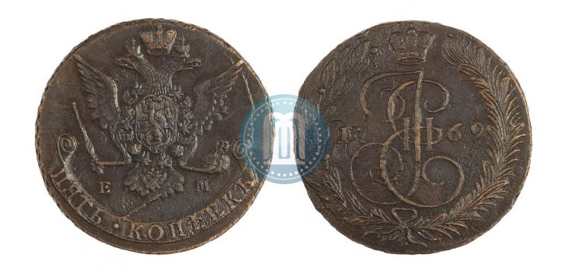 Фото 5 копеек 1769 года ЕМ 